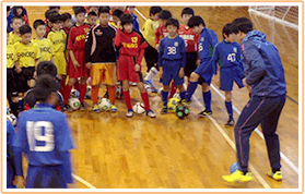 チームトレーニング風景